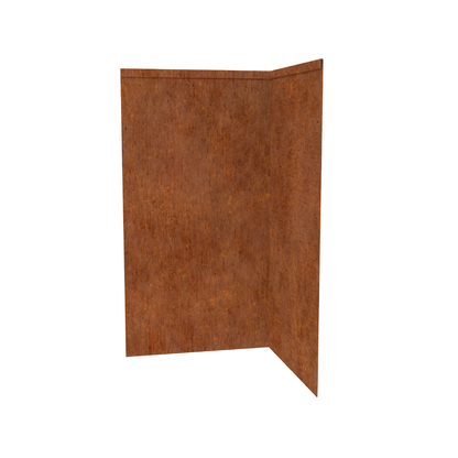 Corten Steel Corner Inside 580mmH x 610mmW - 2.50mm Gauge