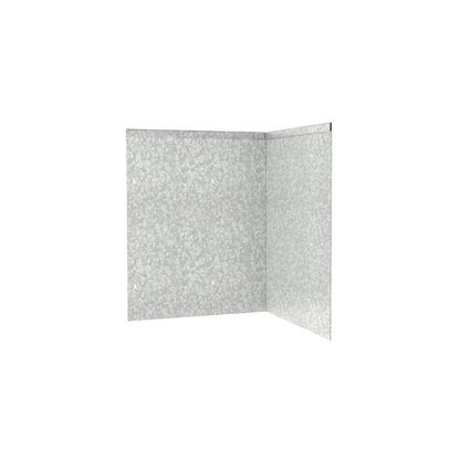 Galvanised Steel Corner Inside 390mmH x 610mmW - 2.50mm Gauge