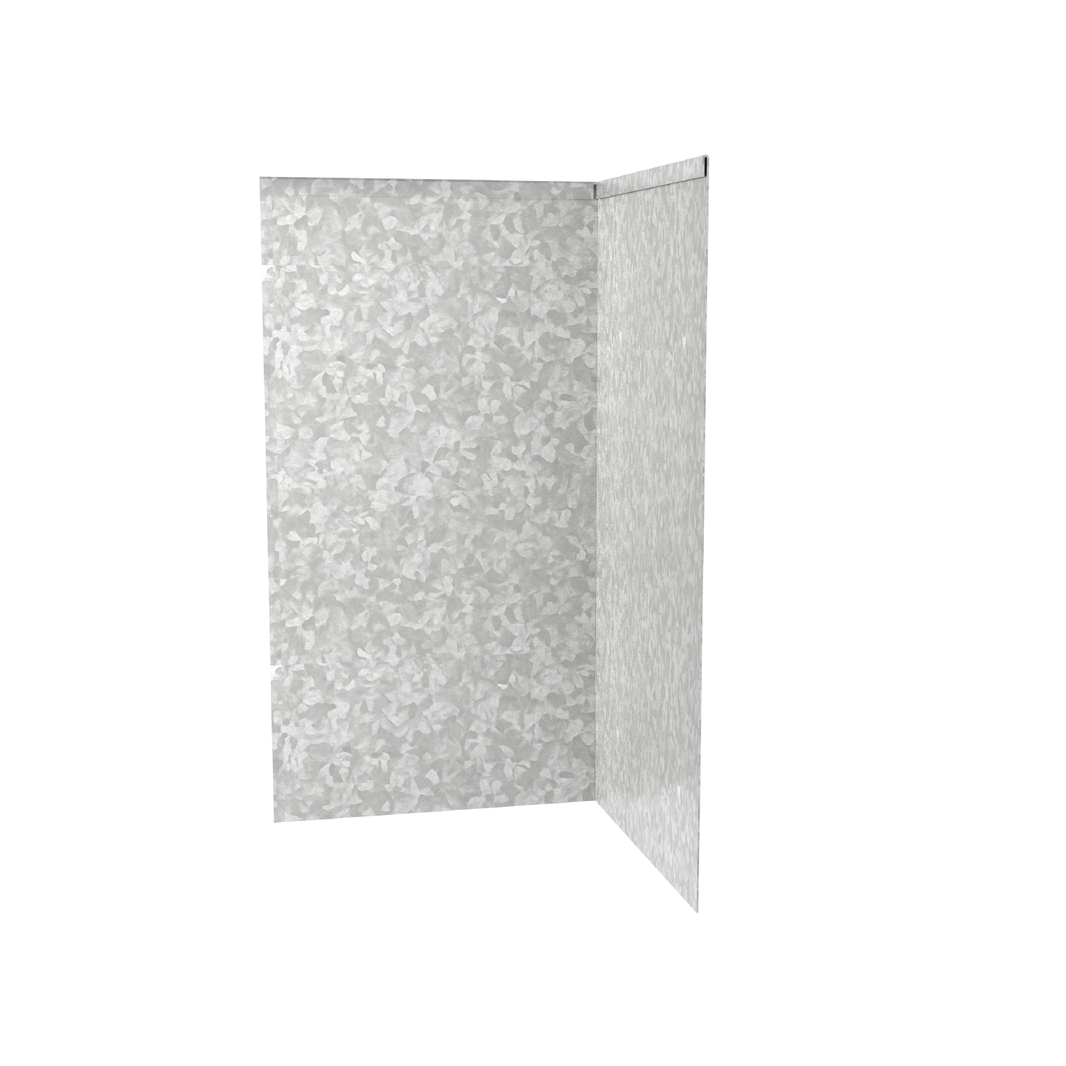 Galvanised Steel Corner Inside 580mmH x 610mmW - 2.50mm Gauge