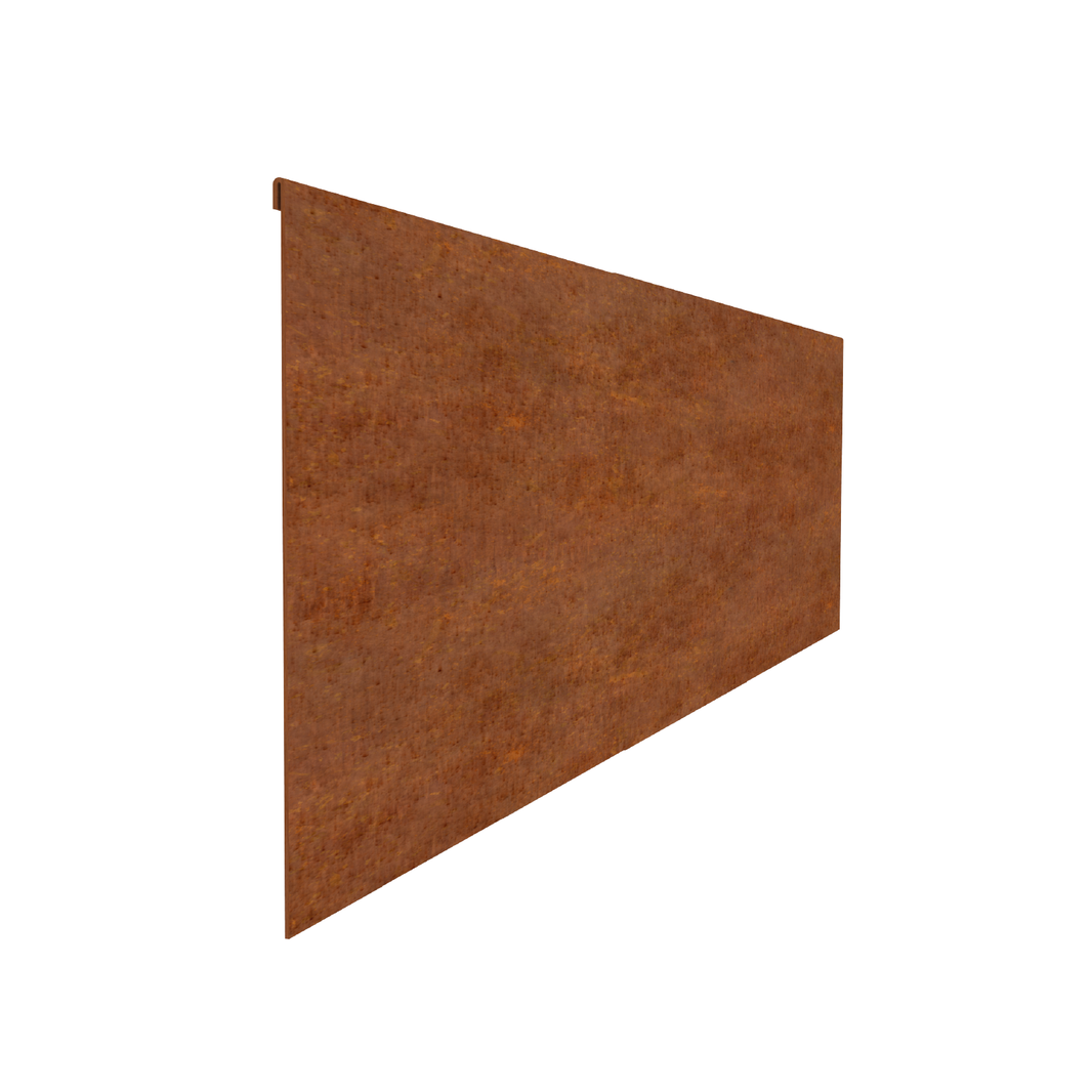 Corten Steel Garden Edging 390mmH x 2440mmW - 2.50mm Gauge