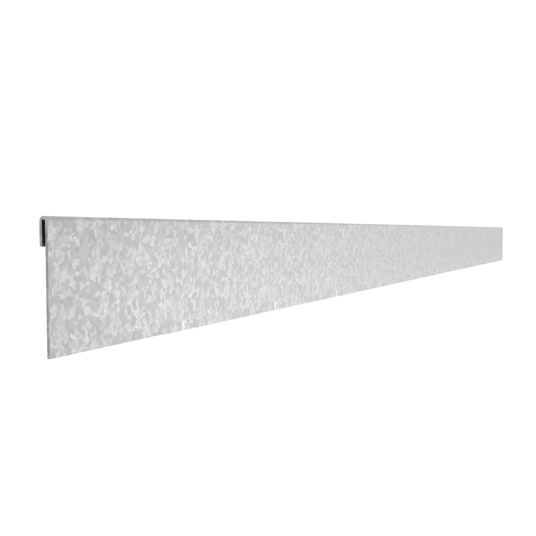 Galvanised Steel Garden Edging 75mmH x 2400mmW - 1.60mm Gauge