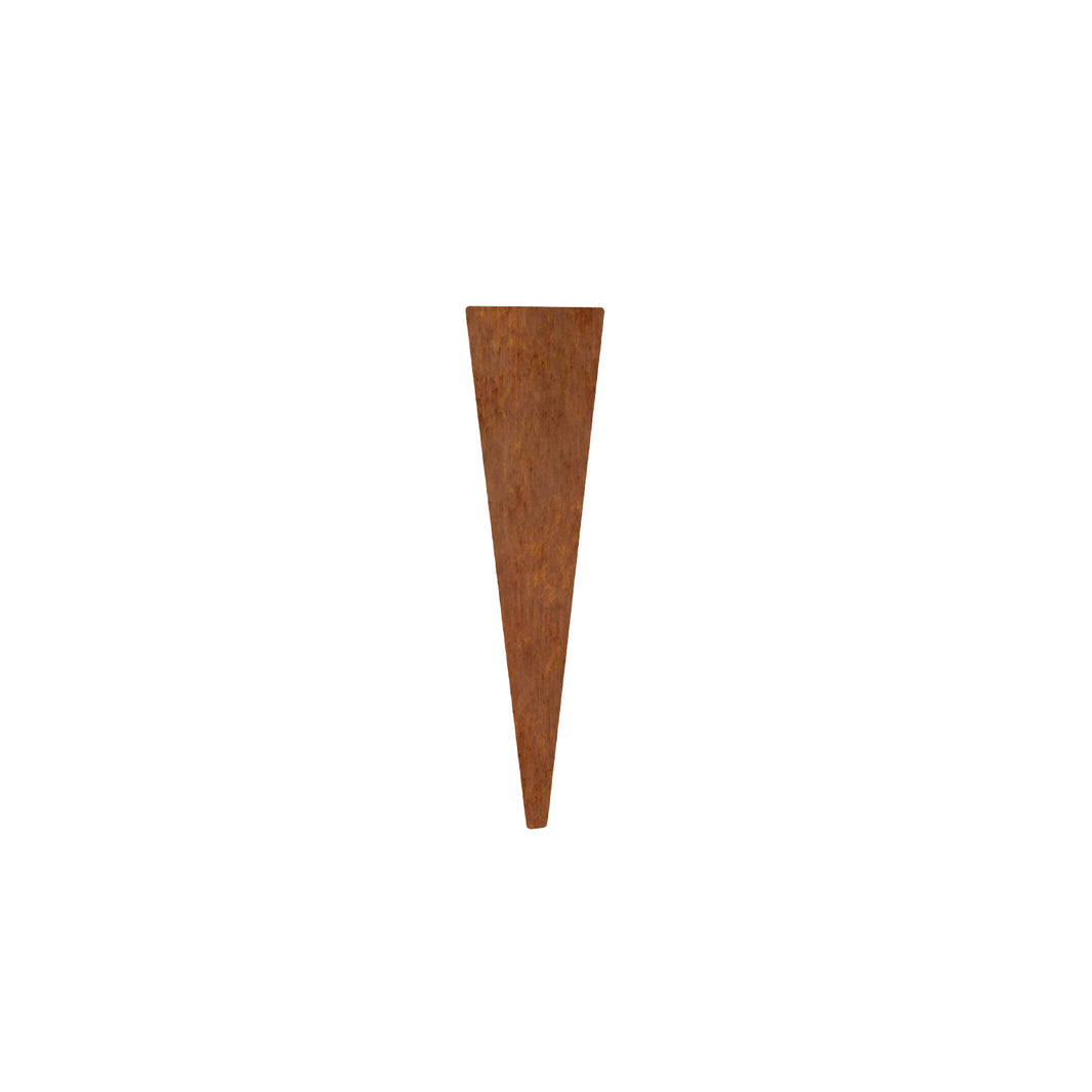 Corten Steel Stakes 240mmH - 1.60mm Gauge